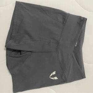 Gray Athletic Shorts / biker shorts.  Pockets